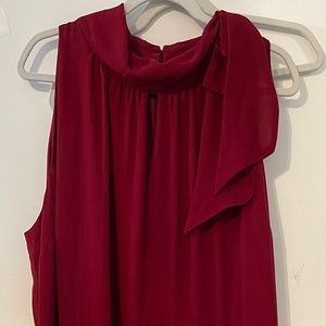 Lane Bryant Red Sleeveless Maxi Dress